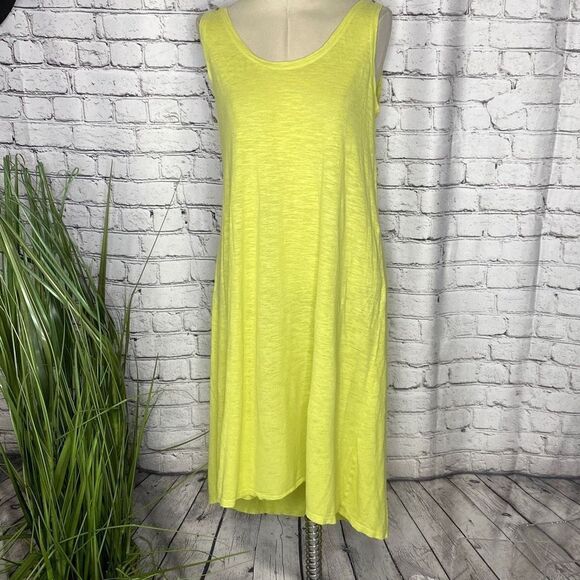 Eileen Fisher Organic Hemp Cotton A-Line Pullover Shift Dress Small - Picture 2 of 13